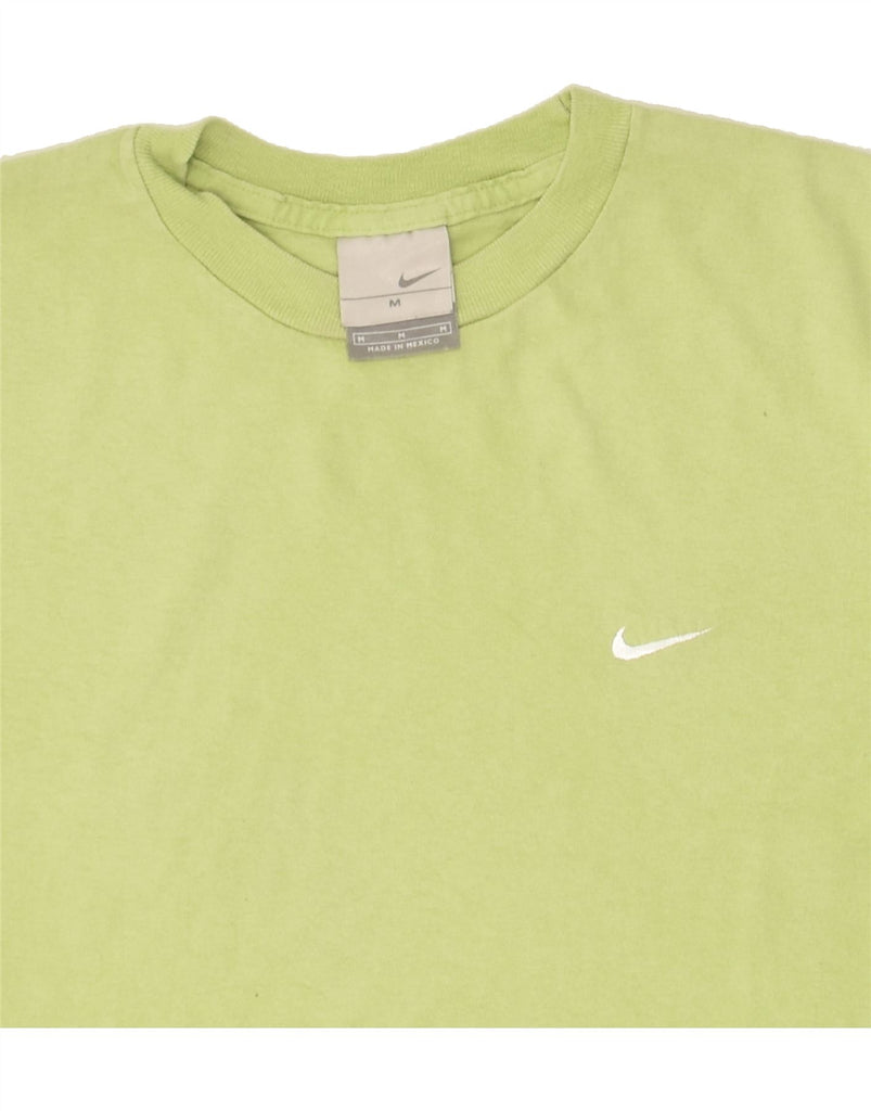 NIKE Boys T-Shirt Top 11-12 Years Medium  Green Cotton | Vintage Nike | Thrift | Second-Hand Nike | Used Clothing | Messina Hembry 