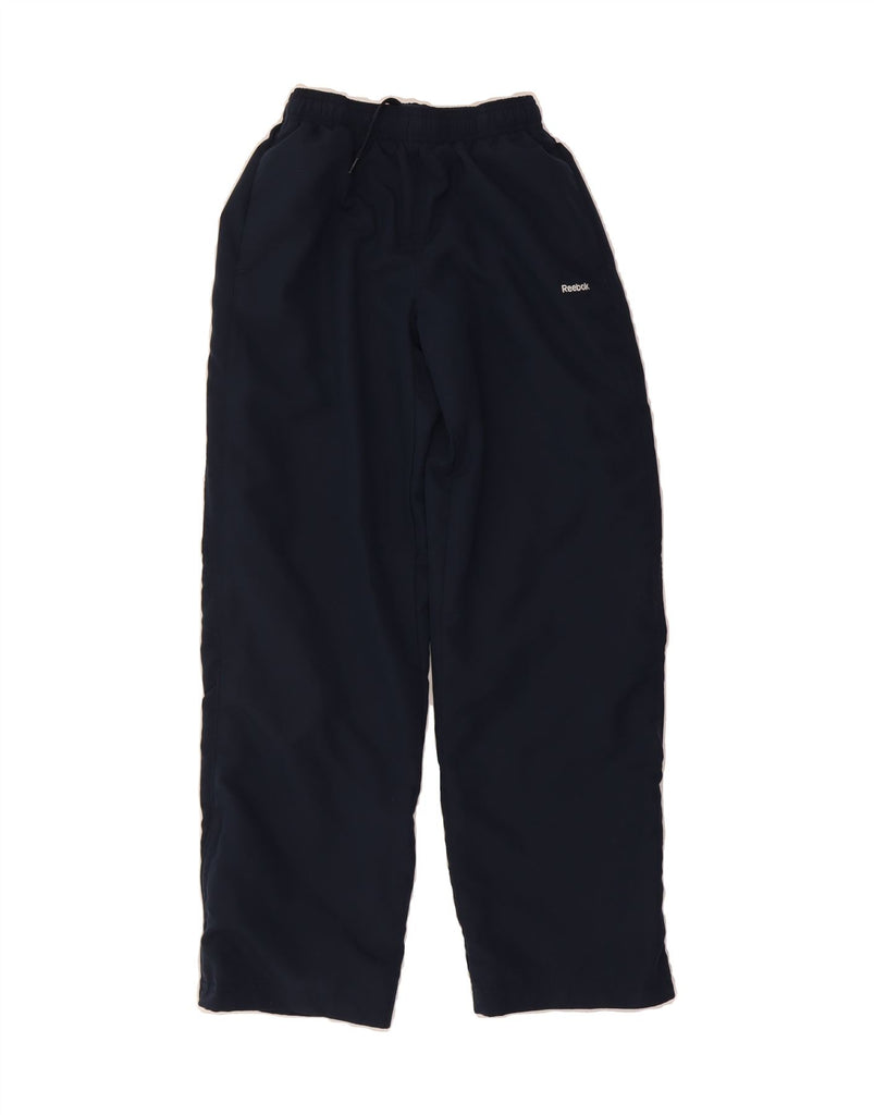 REEBOK Boys Tracksuit Trousers 11-12 Years  Navy Blue Polyester Vintage Reebok and Second-Hand Reebok from Messina Hembry 
