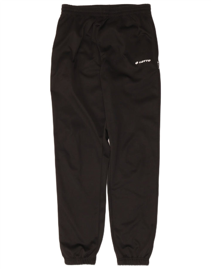 Lotto Mens Tracksuit Trousers Joggers Medium Black Polyester