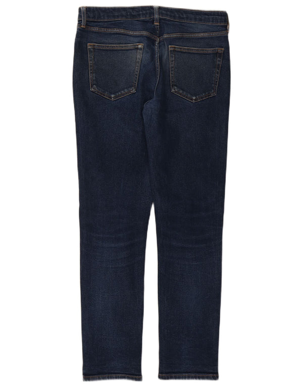 TOPSHOP Mens Slim Jeans W34 L30 Blue Cotton