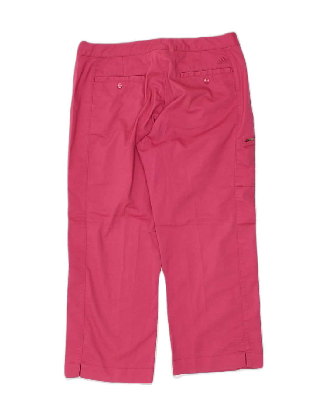 ADIDAS Womens Stretch Straight Capri Trousers US 10 Large W32 L24 Pink | Vintage Adidas | Thrift | Second-Hand Adidas | Used Clothing | Messina Hembry 