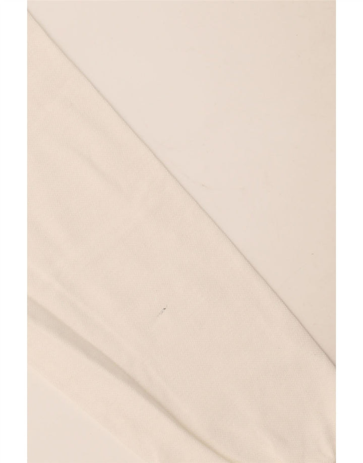 Lacoste Mens Long Sleeve Polo Shirt Size 3 Small White Cotton