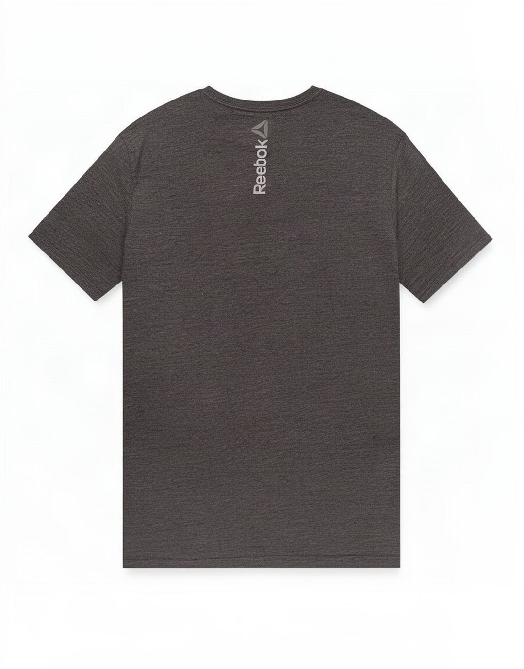 Reebok Mens Graphic T-Shirt Top Large Grey Polyester