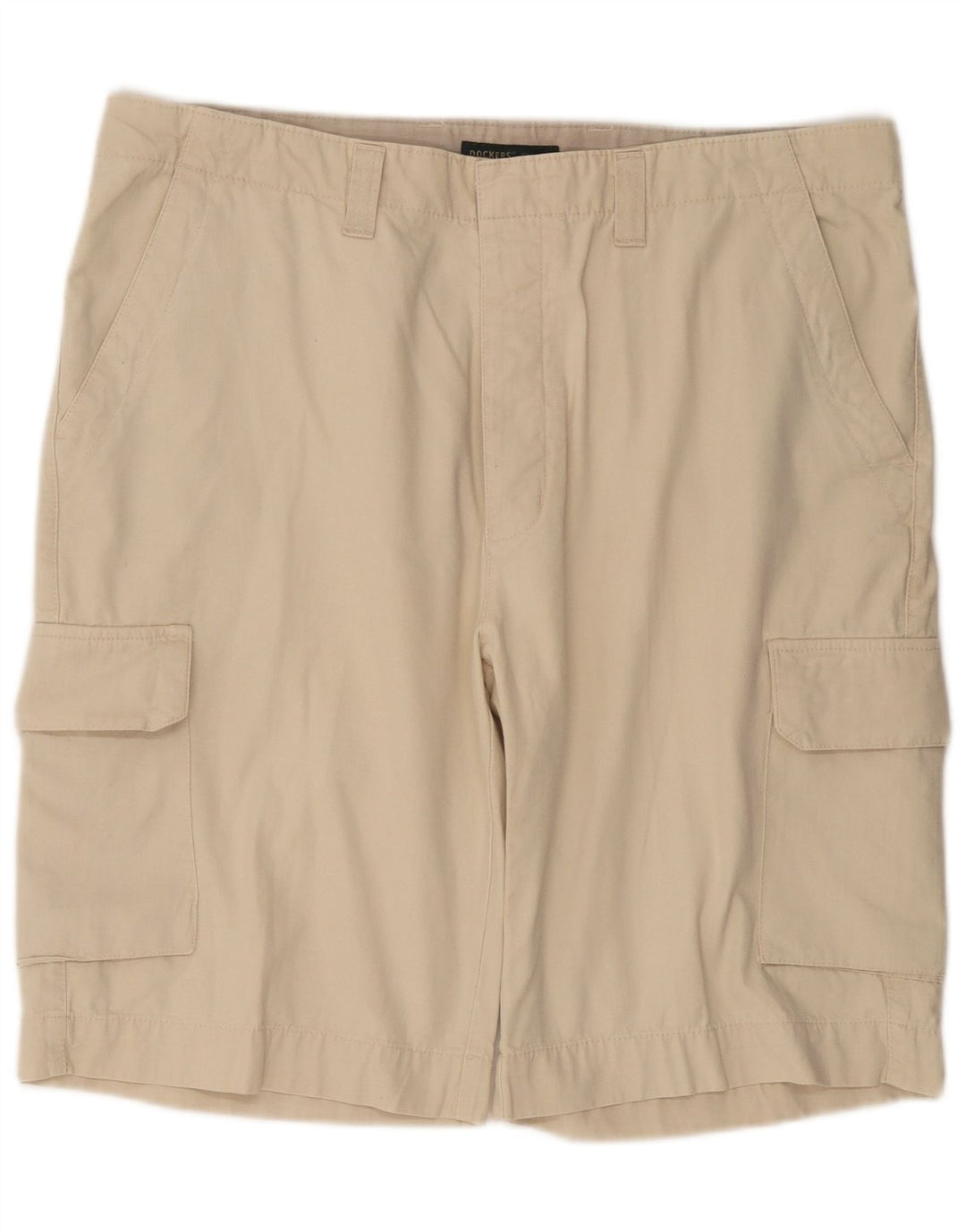 DOCKERS Mens Khakis Cargo Shorts W40 XL  Beige Cotton