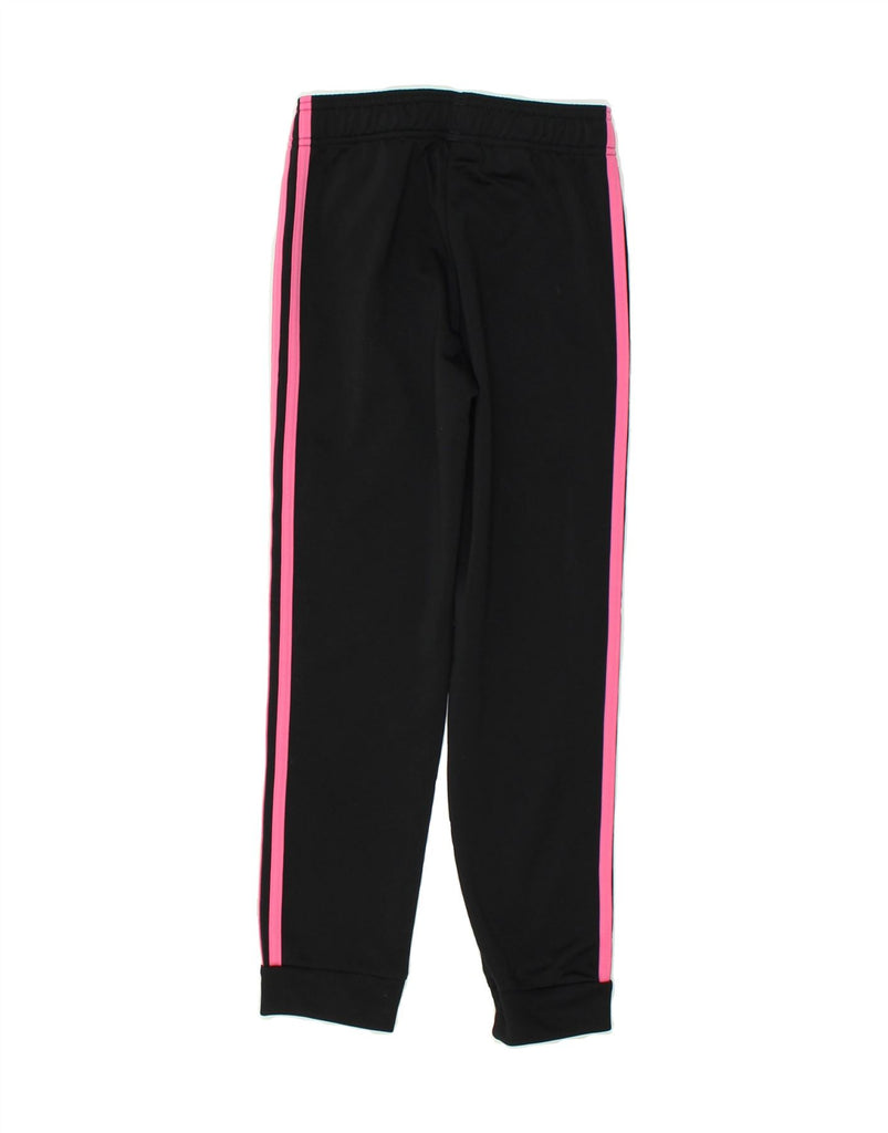 ADIDAS Girls Tracksuit Trousers Joggers 9-10 Years Black Polyester | Vintage Adidas | Thrift | Second-Hand Adidas | Used Clothing | Messina Hembry 