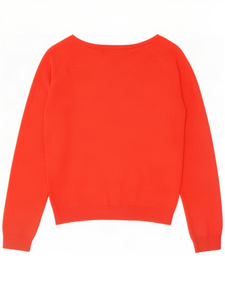 Zara Womens Cardigan Sweater UK 14 Large Red