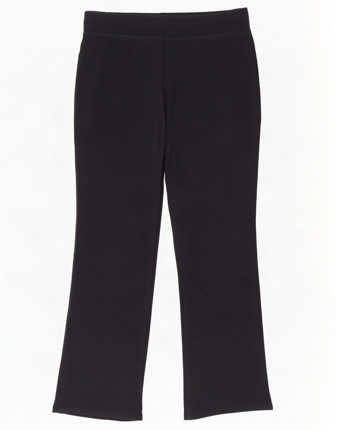 Marks & Spencer Womens Tracksuit Trousers UK 16 Large Black Cotton
