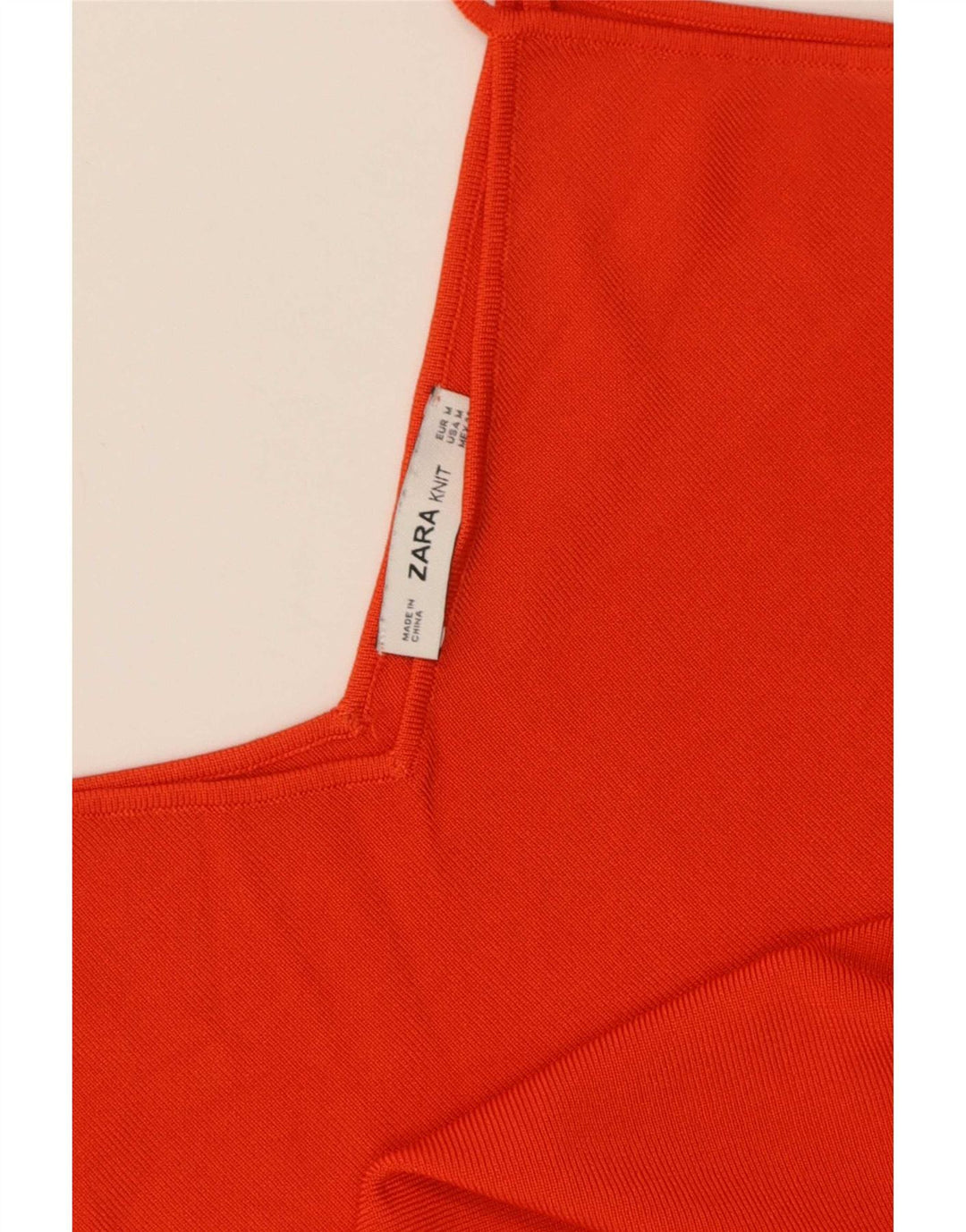 Zara Womens Cami Top UK 12 Medium Red