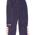 HUMMEL Mens Tracksuit Trousers Large  Navy Blue Colourblock
