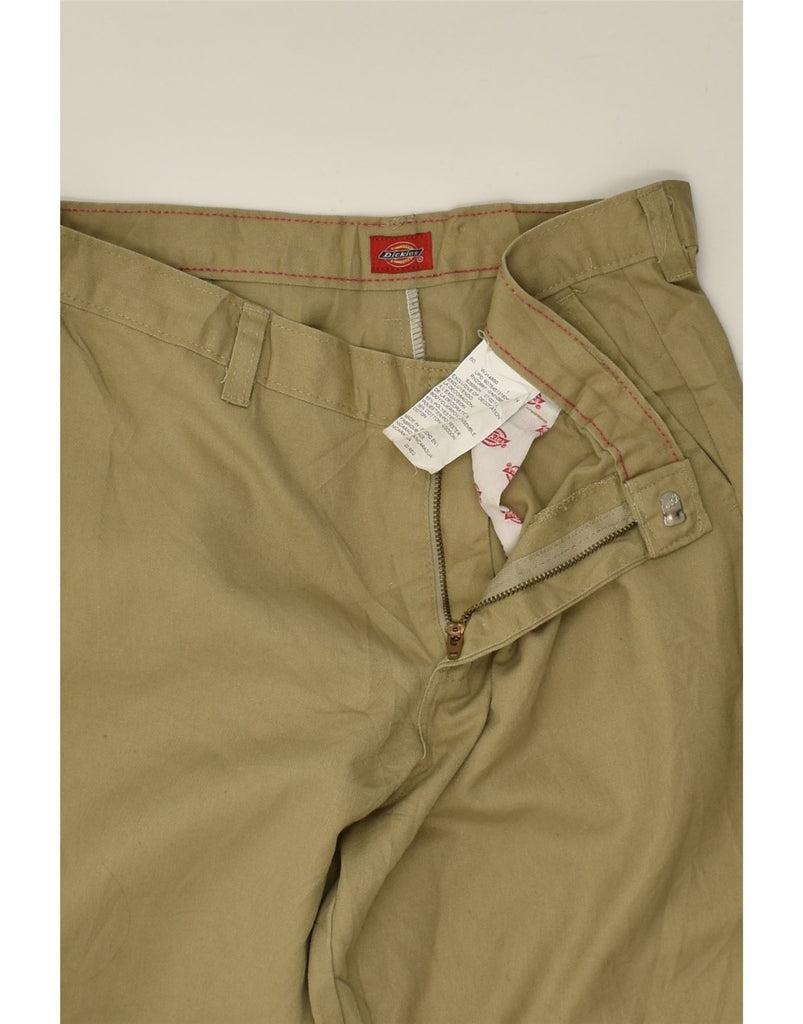 DICKIES Boys Straight Casual Trousers 15-16 Years W32 L28 Brown Polyester | Vintage Dickies | Thrift | Second-Hand Dickies | Used Clothing | Messina Hembry 