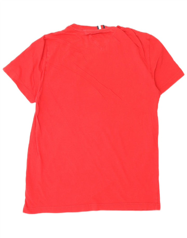 Tommy Hilfiger Mens T-Shirt Top Small Red Cotton
