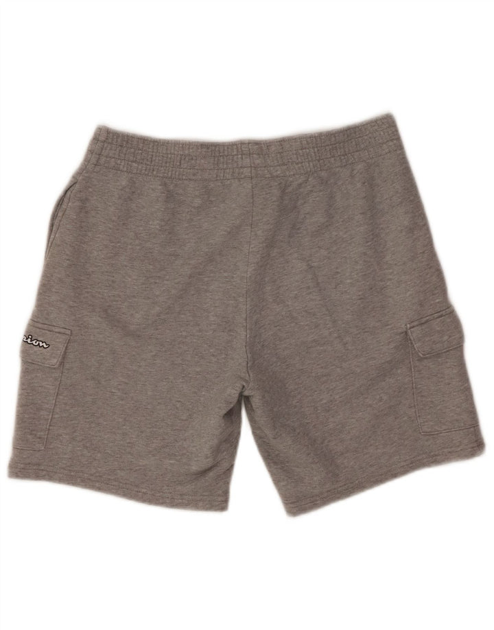 CHAMPION Mens Sport Shorts Small  Grey Cotton