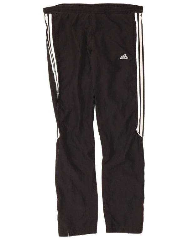 Adidas Boys Climalite Tracksuit Trousers Joggers 13-14 Years Black