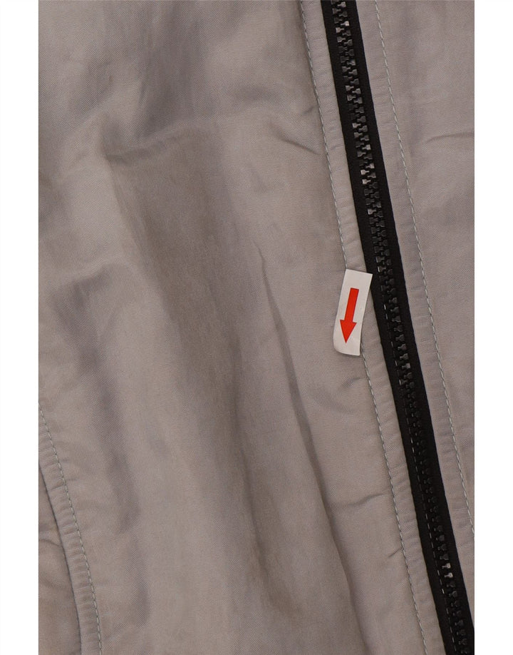 Refrigiwear Womens Bomber Rain Jacket UK 14 Medium Grey Colourblock