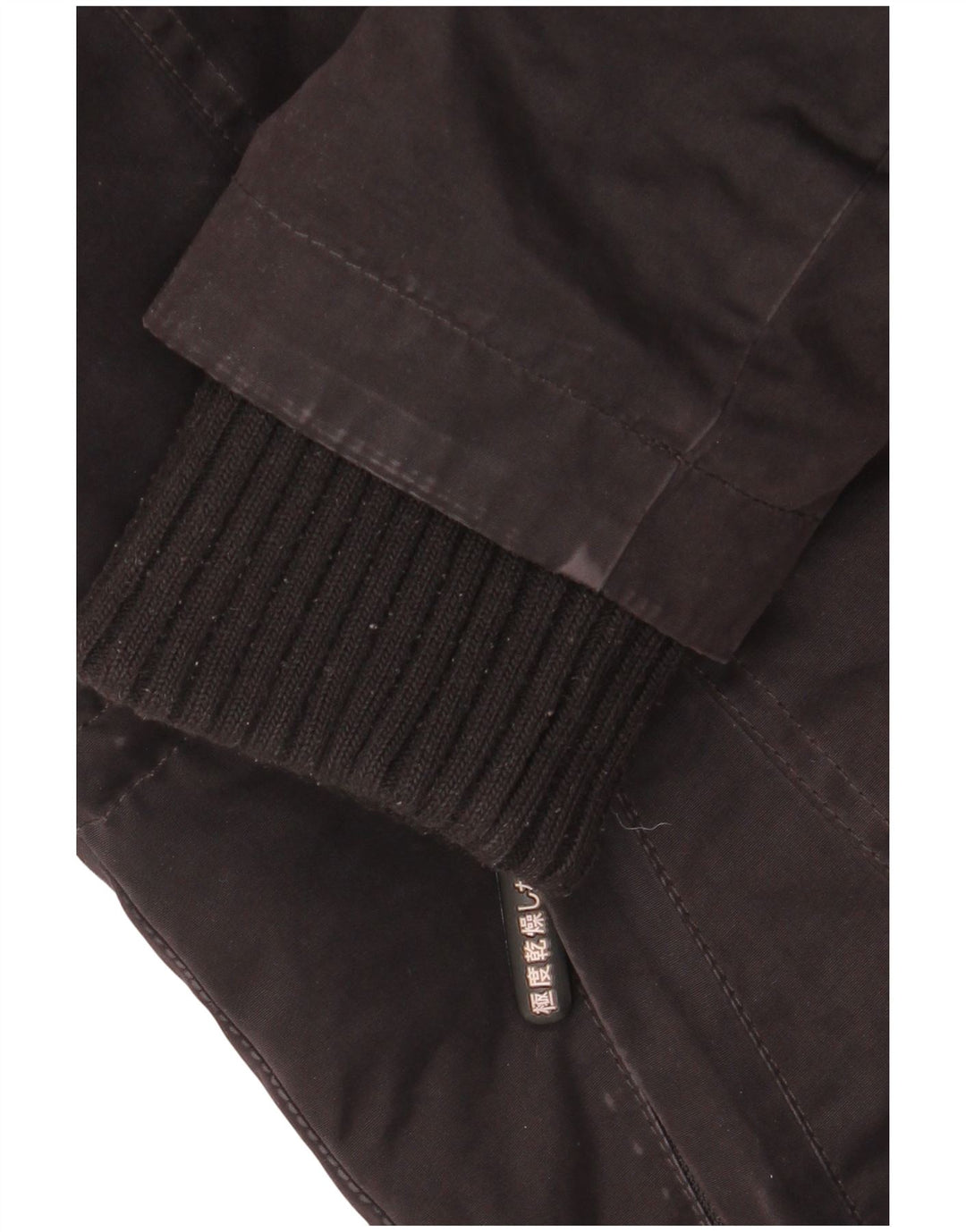 SUPERDRY Womens Hooded Parka Jacket UK 10 Small Black Polyester