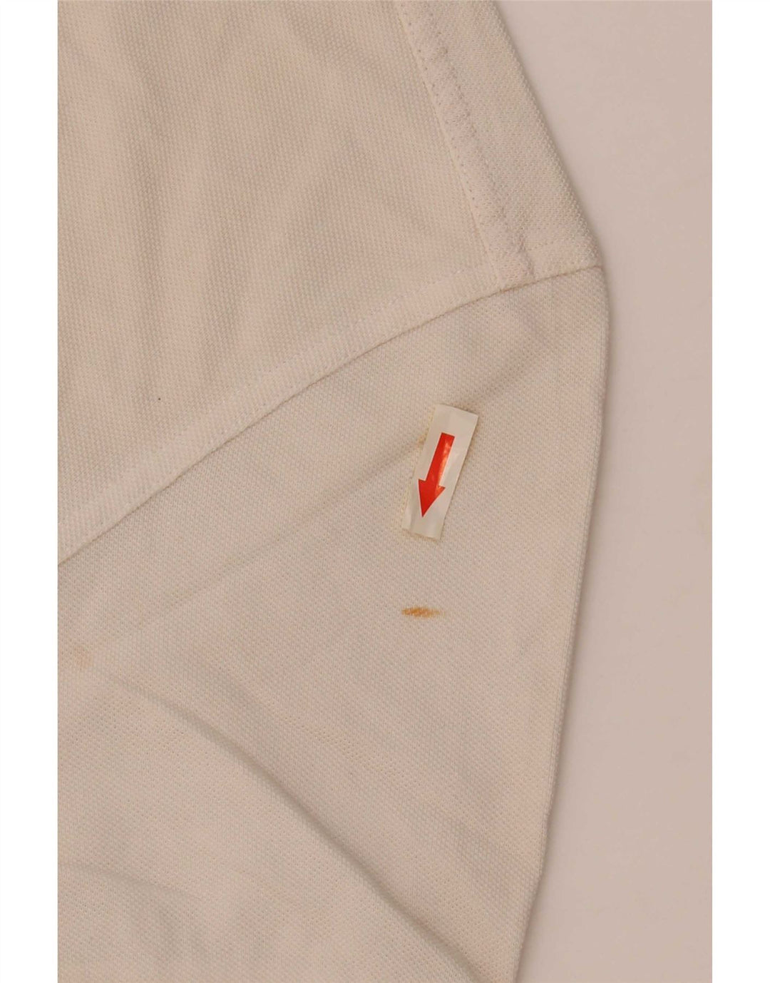 Fred Perry Mens Polo Shirt Small White Striped Cotton