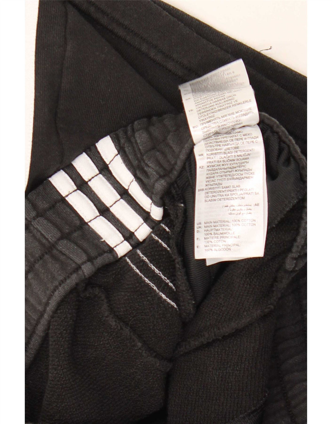 Adidas Boys Sport Shorts 13-14 Years Medium Black Cotton