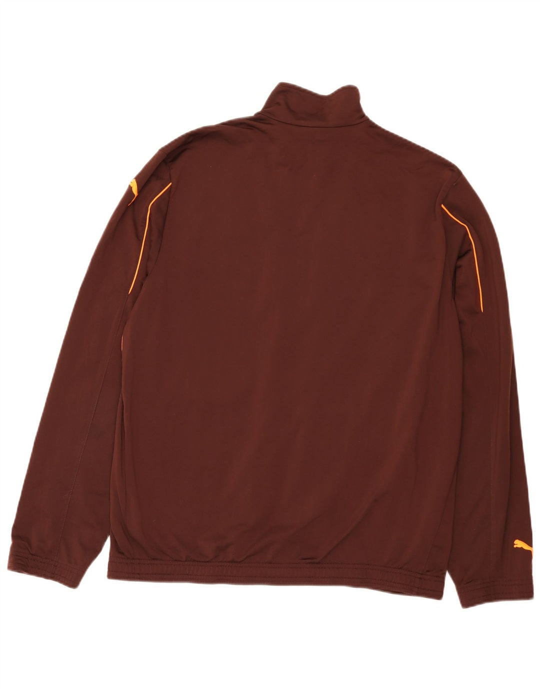Puma Mens Tracksuit Top Jacket Large Burgundy Colourblock