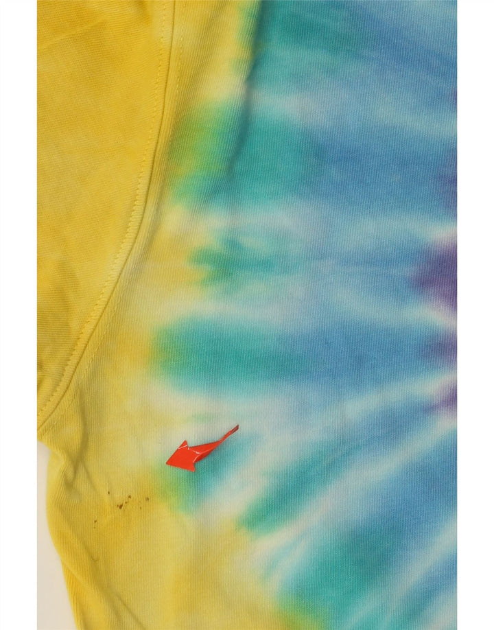 Nike Mens Graphic T-Shirt Top Medium Multicoloured Tie Dye Cotton