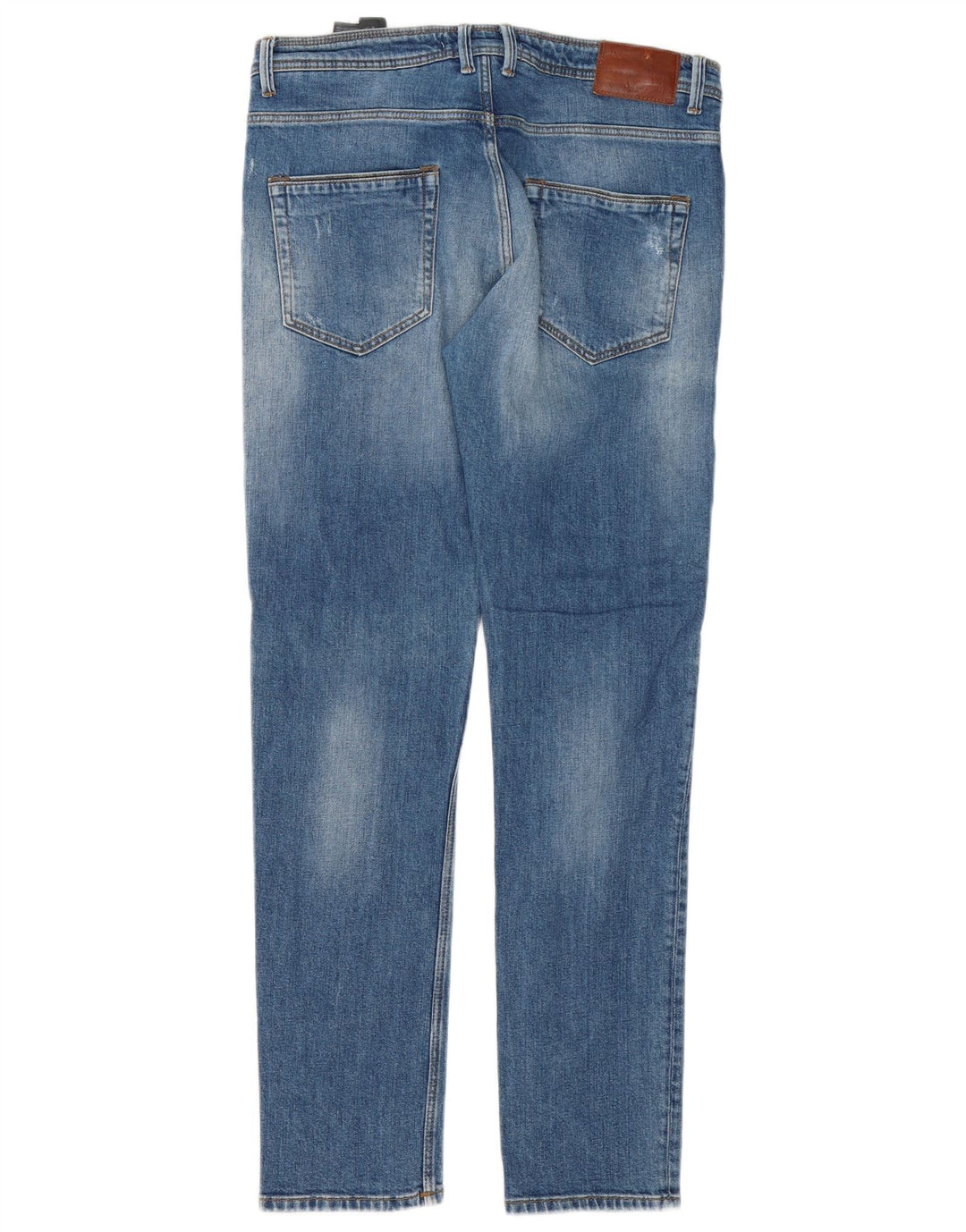 Zara Mens Slim Jeans EU 42 Large W32 L32 Blue