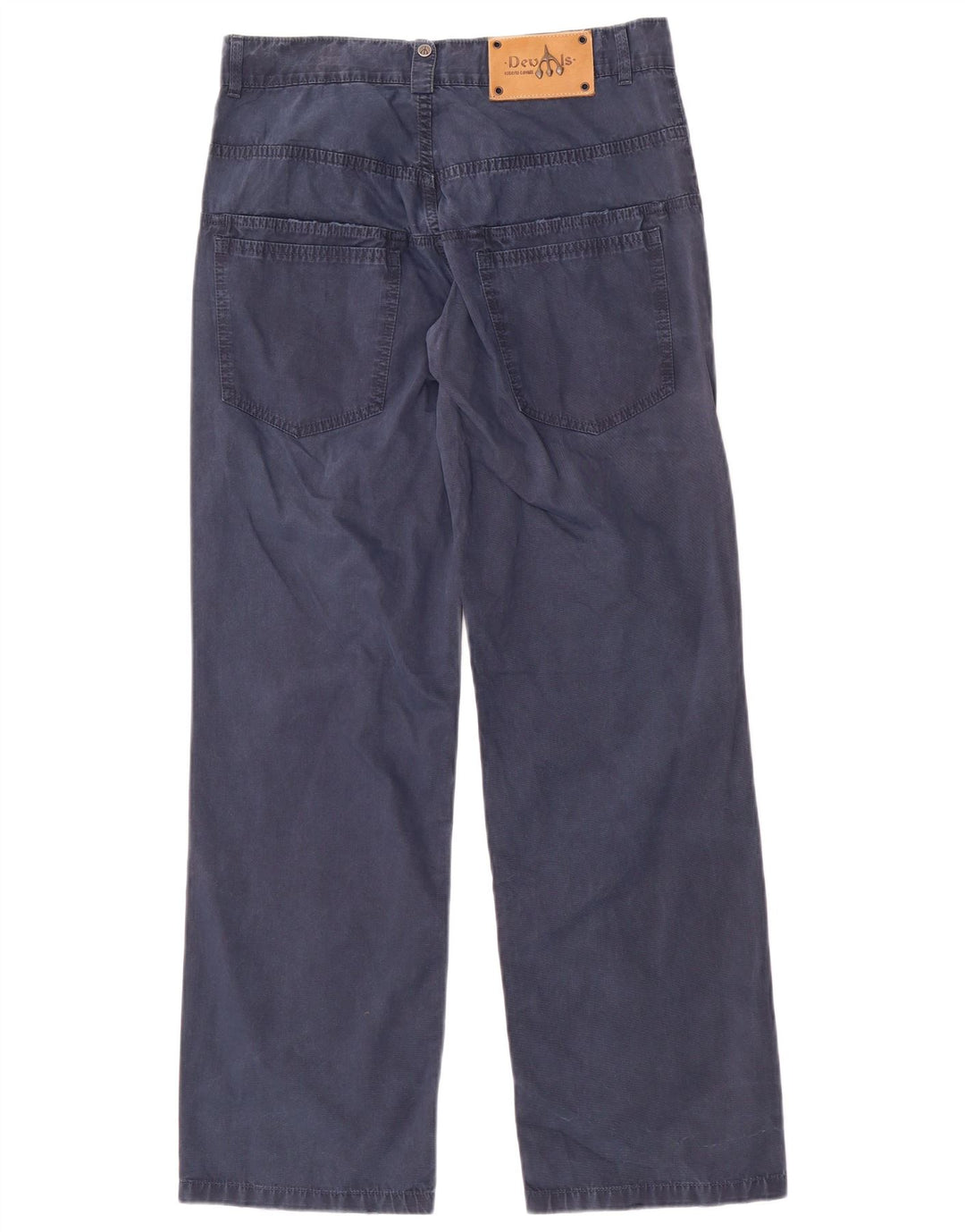 ROBERTO CAVALLI Mens Devils Straight Casual Trousers Small W29 L30 Blue