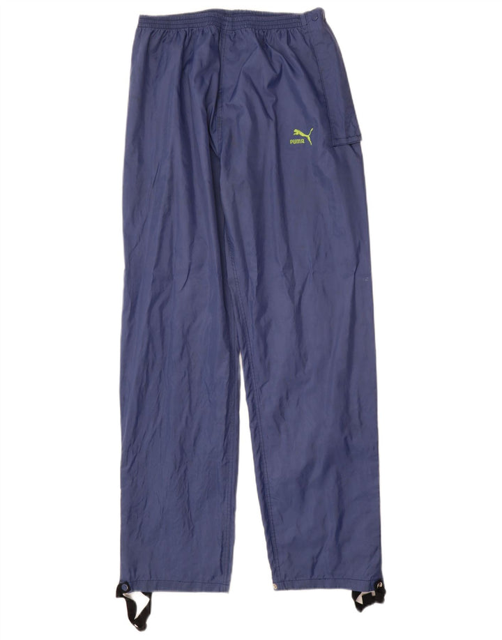 Puma Mens Tracksuit Trousers Small  Navy Blue Polyamide