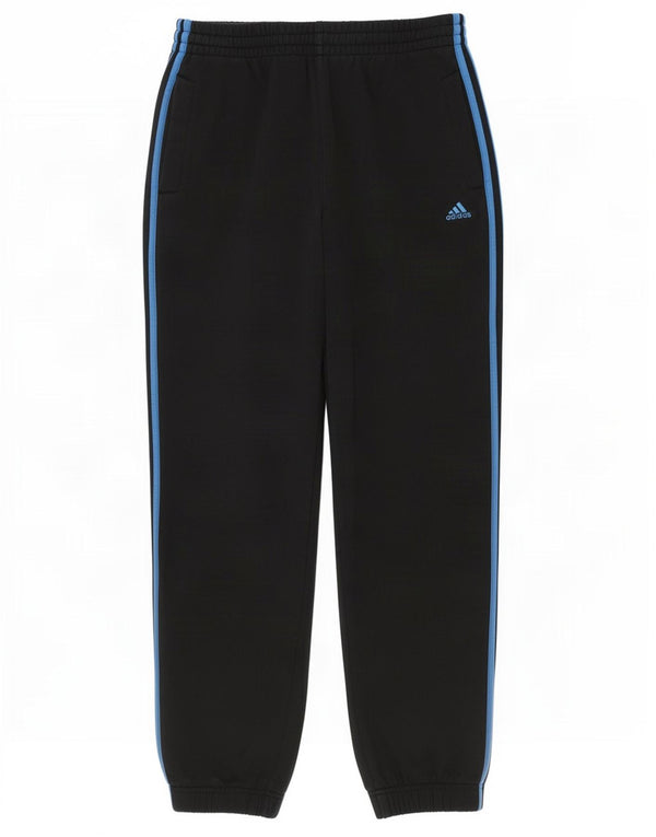 Adidas Mens Tracksuit Trousers Joggers Large Black Cotton