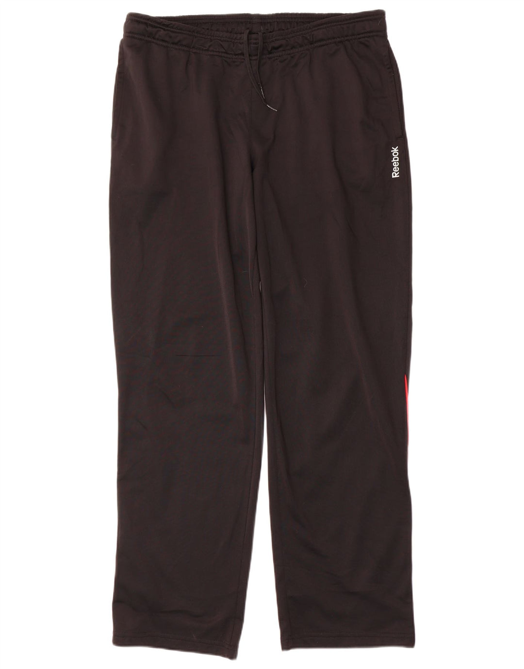 Reebok Mens Tracksuit Trousers Large Black Polyester