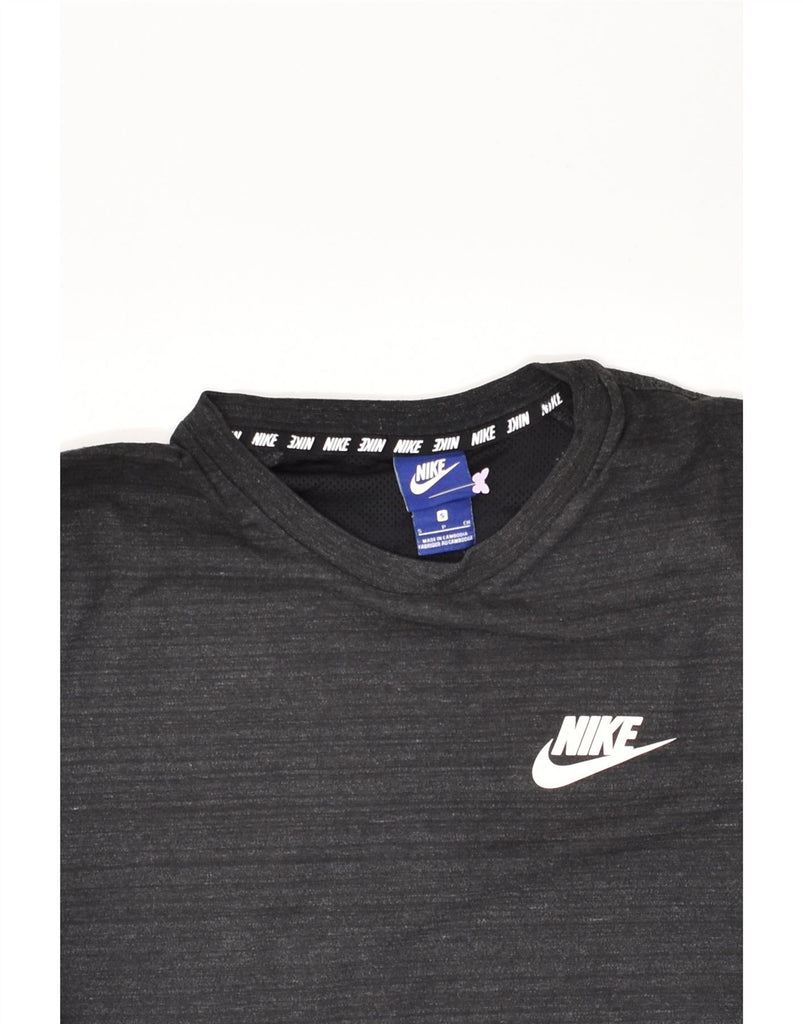 NIKE Mens Graphic T-Shirt Top Small Grey Cotton | Vintage Nike | Thrift | Second-Hand Nike | Used Clothing | Messina Hembry 