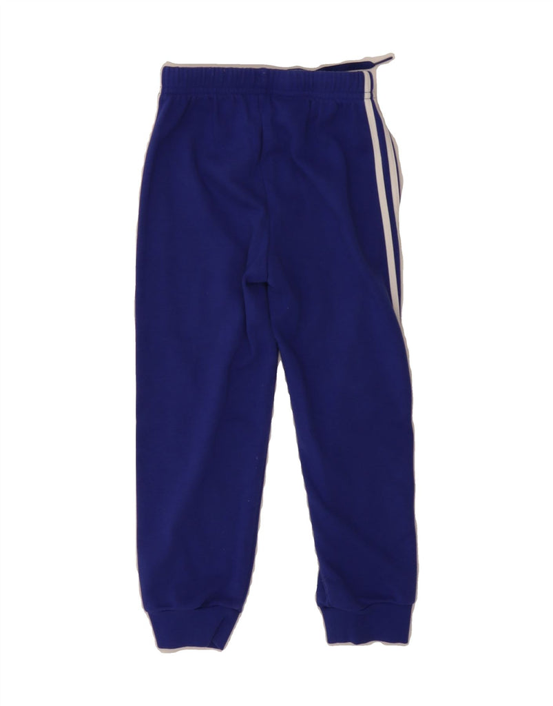 ADIDAS Boys Tracksuit Trousers Joggers 3-4 Years Blue Cotton Vintage Adidas and Second-Hand Adidas from Messina Hembry 