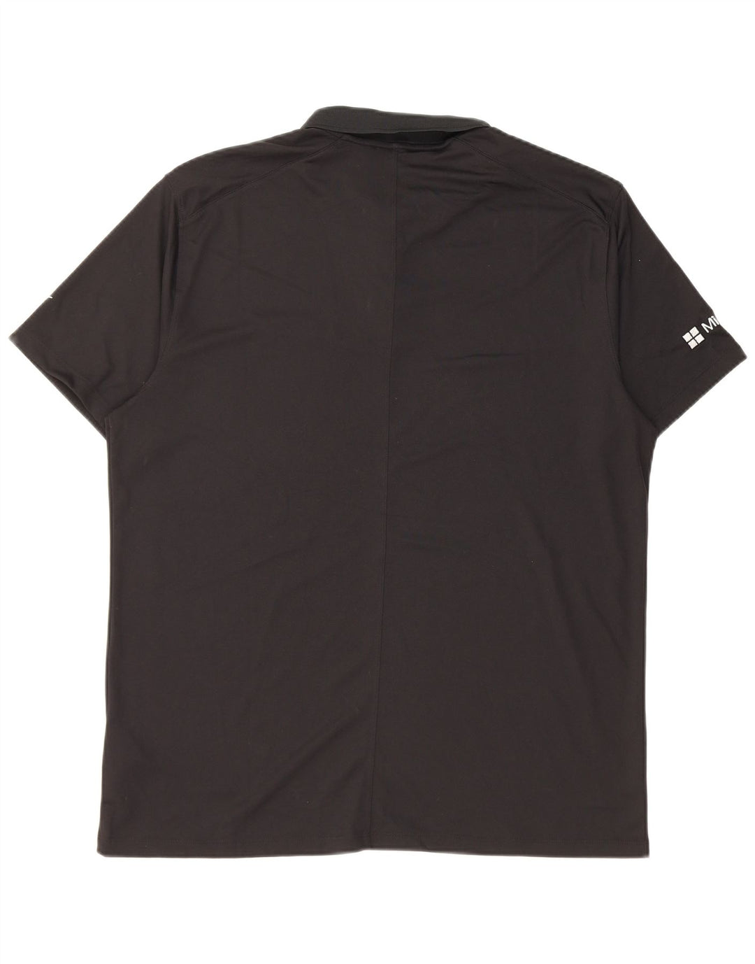 Nike Mens Dri Fit Polo Shirt Large Black Polyester