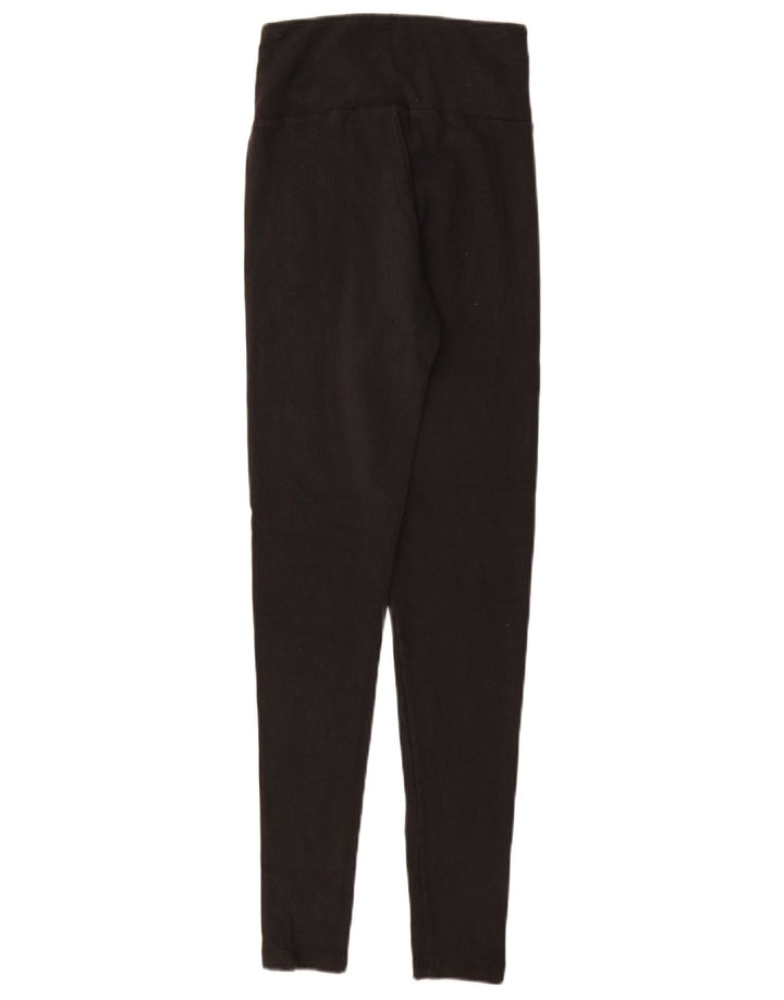 ADIDAS Womens Leggings UK 8 Small  Black