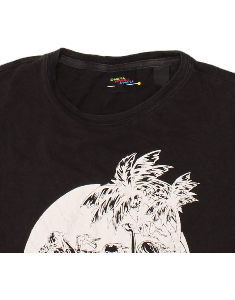 O'NEILL Mens Graphic T-Shirt Top Medium Black | Vintage O'Neill | Thrift | Second-Hand O'Neill | Used Clothing | Messina Hembry 