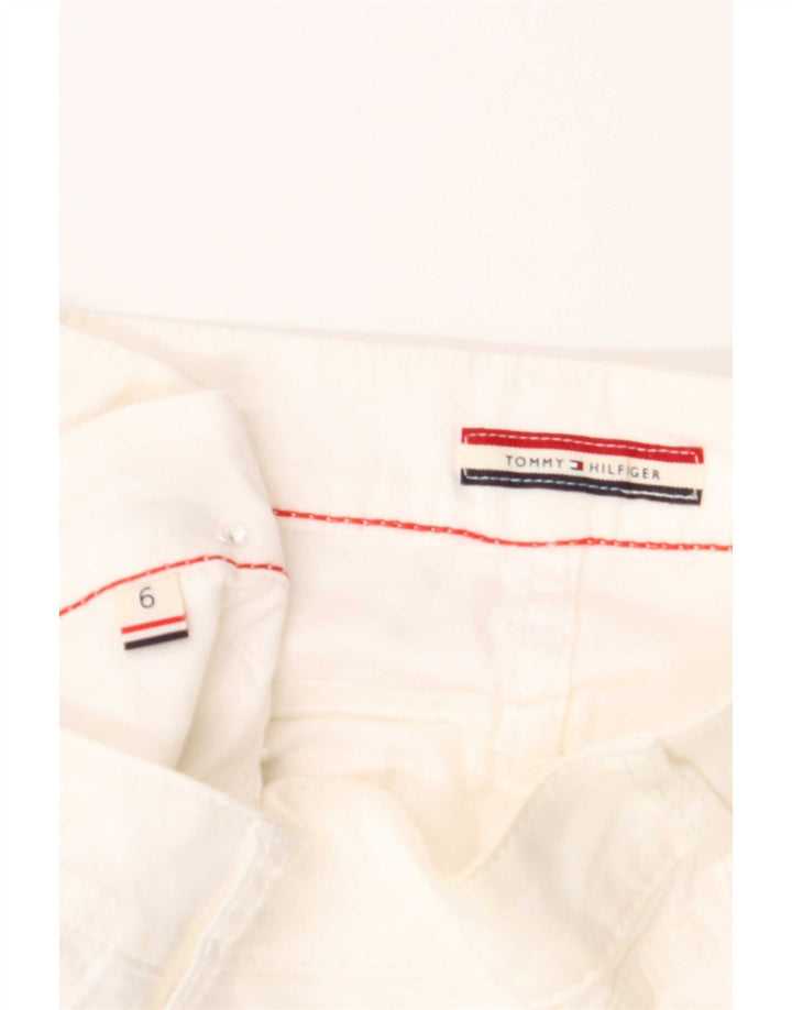 Tommy Hilfiger Womens Chino Shorts US 6 Medium W32 White Cotton