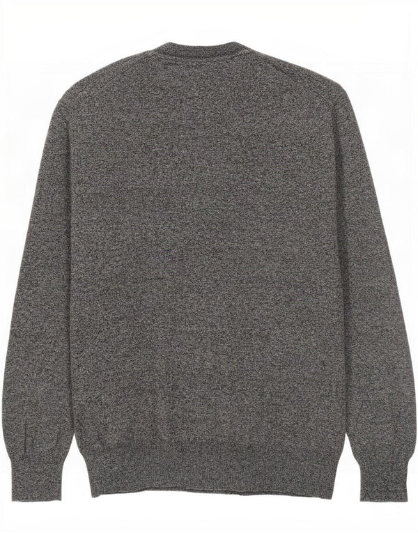 Superdry Mens Crew Neck Jumper Sweater 2XL Grey Flecked Cotton