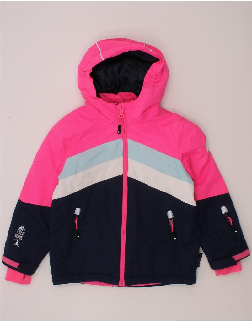 NORTHVILLE Girls Windbreaker Jacket 4-5 Years Multicoloured Colourblock Vintage Northville and Second-Hand Northville from Messina Hembry 