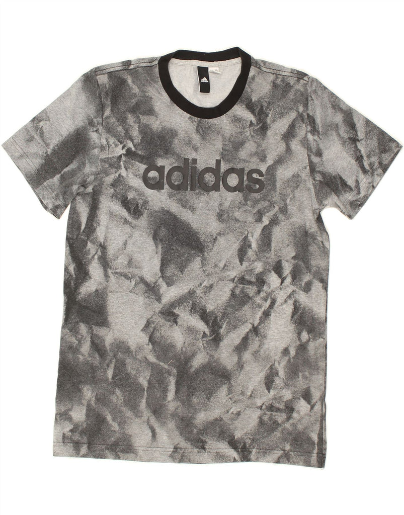 ADIDAS Mens Graphic T-Shirt Top Medium Grey | Vintage Adidas | Thrift | Second-Hand Adidas | Used Clothing | Messina Hembry 