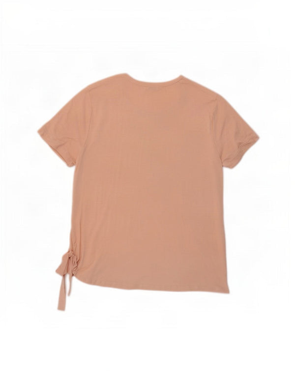 Benetton Womens T-Shirt Top UK 16 Large Pink