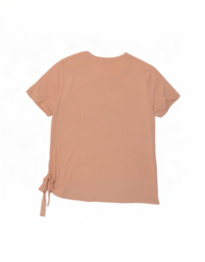 Benetton Womens T-Shirt Top UK 16 Large Pink