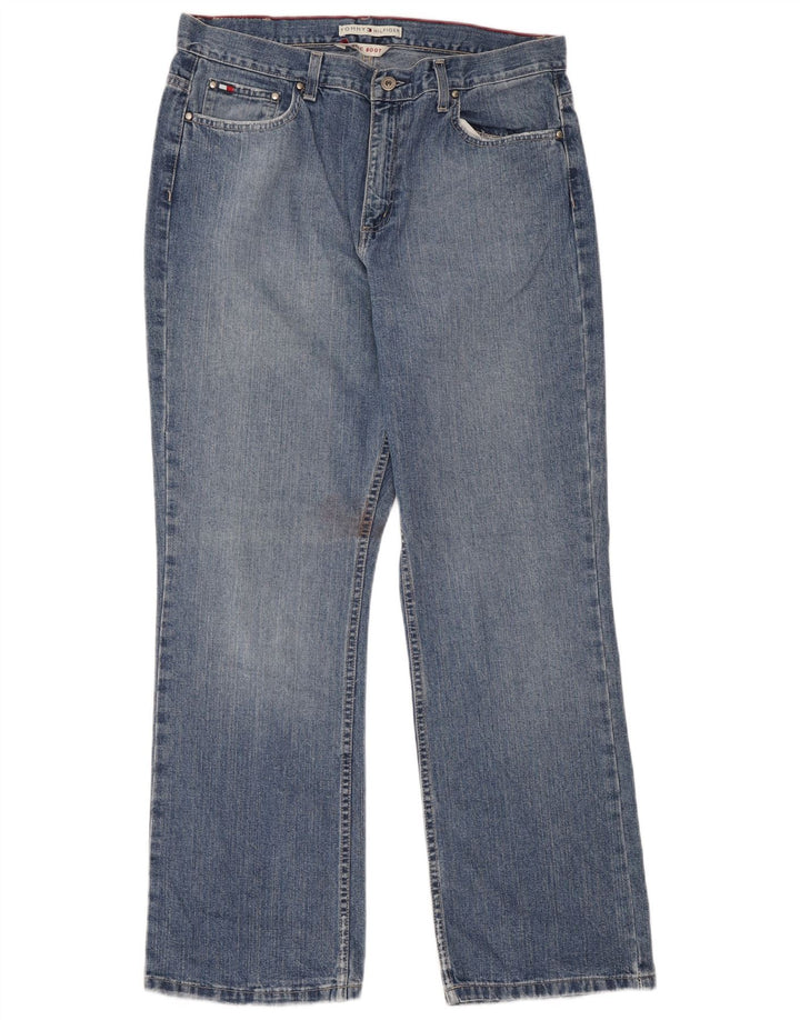 Tommy Hilfiger Womens Classic Bootcut Jeans W36 L30 Blue Cotton