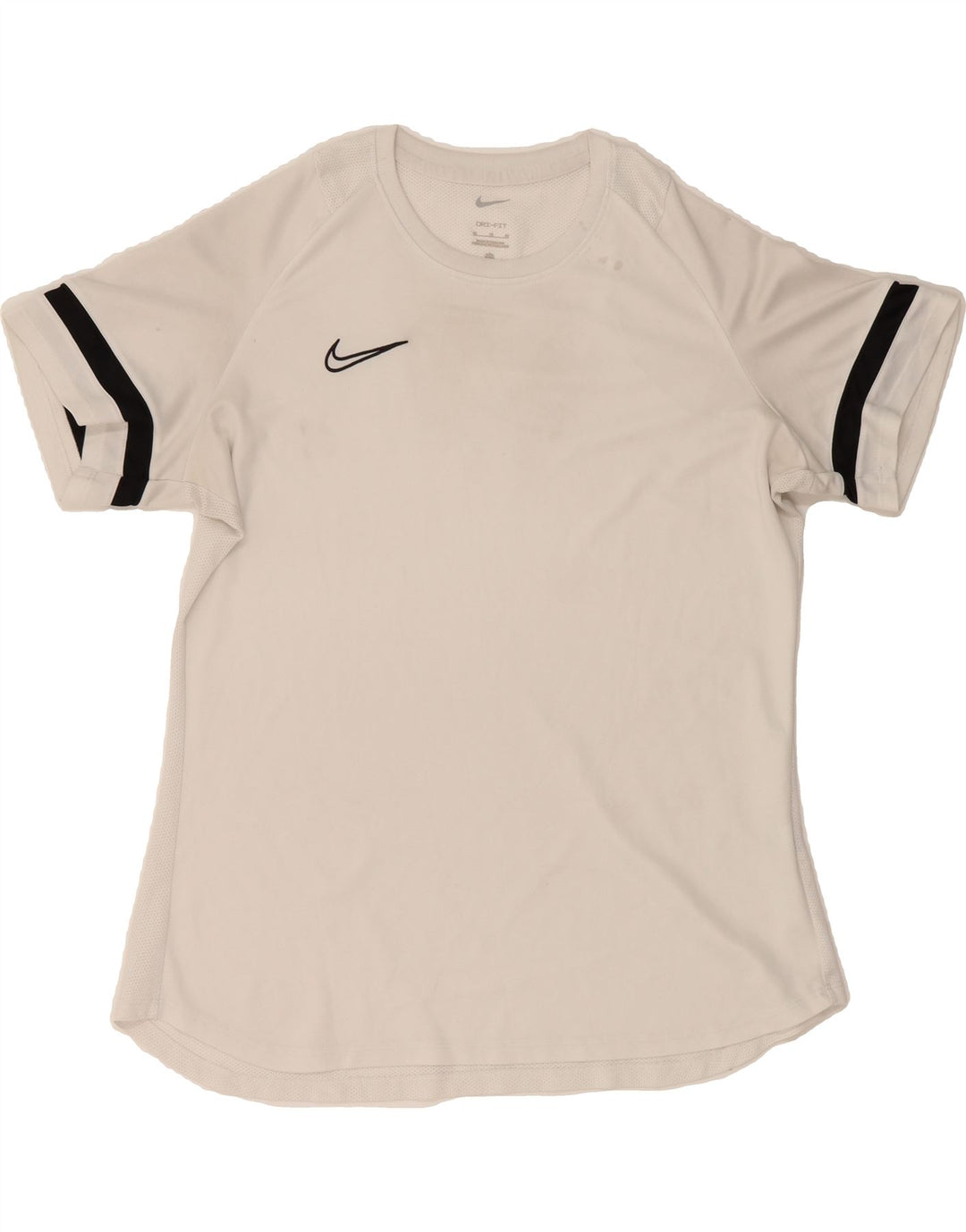 NIKE Womens Dri Fit T-Shirt Top UK 18 XL Off White Polyester Vintage Nike and Second-Hand Nike from Messina Hembry 