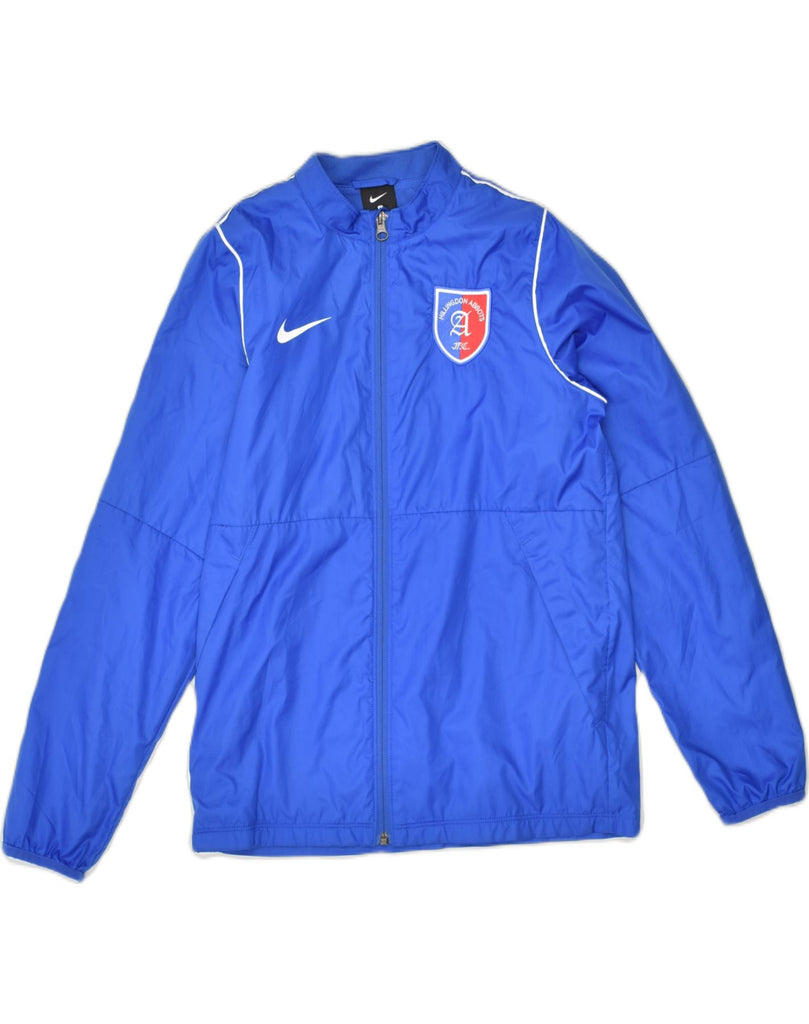 NIKE Boys Tracksuit Top Jacket 12-13 Years Large Blue Polyester | Vintage Nike | Thrift | Second-Hand Nike | Used Clothing | Messina Hembry 