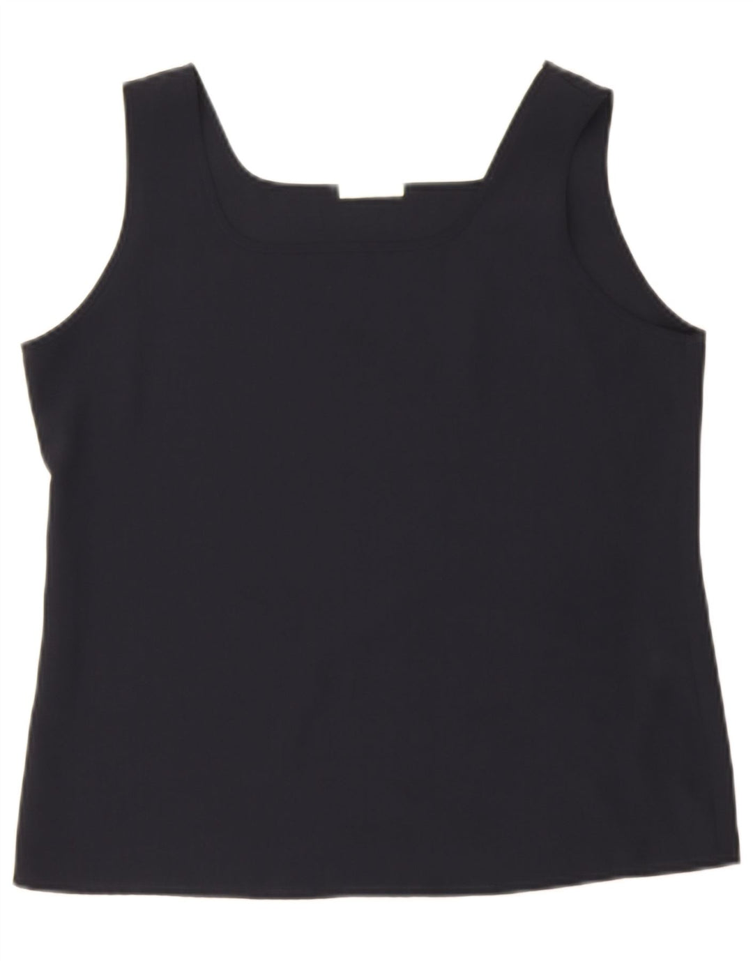 Sommermann Womens Vest Top UK 14 Large Navy Blue Polyester