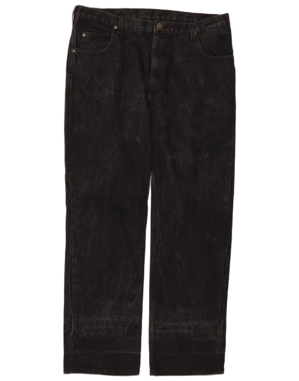 LEE Mens Brooklyn Comfort Straight Jeans W38 L32 Black Cotton