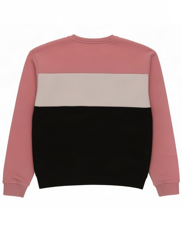 Fila Womens Graphic Sweatshirt Jumper UK 14 Medium Multicoloured
