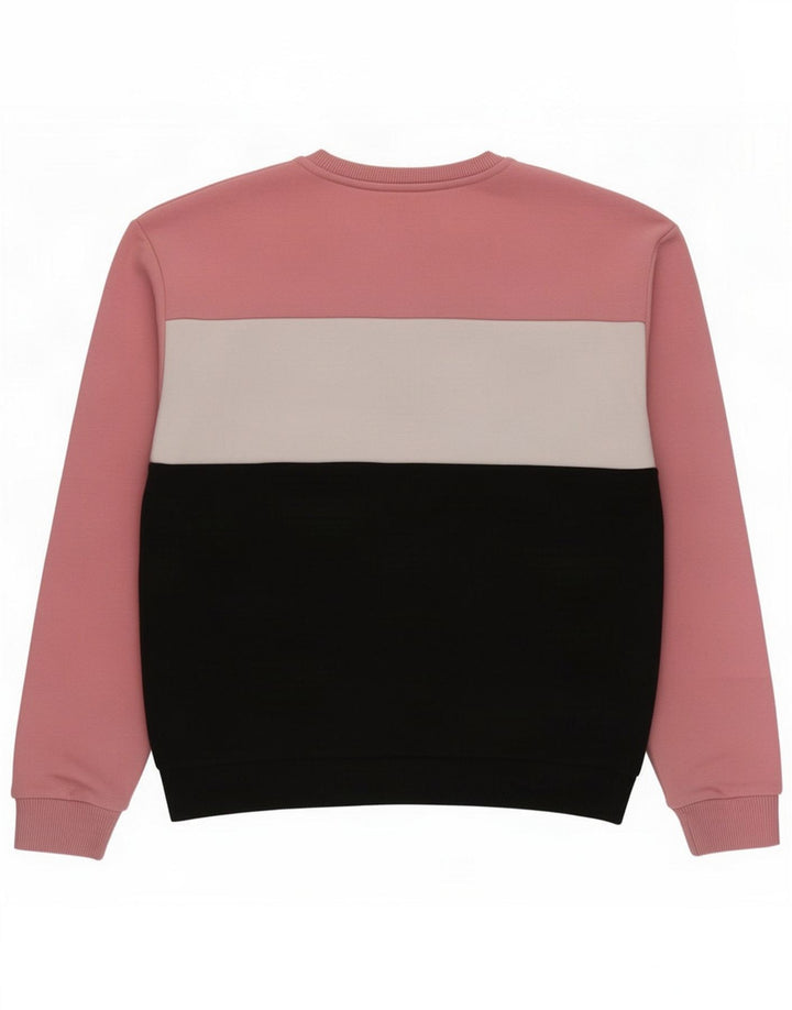 Fila Womens Graphic Sweatshirt Jumper UK 14 Medium Multicoloured