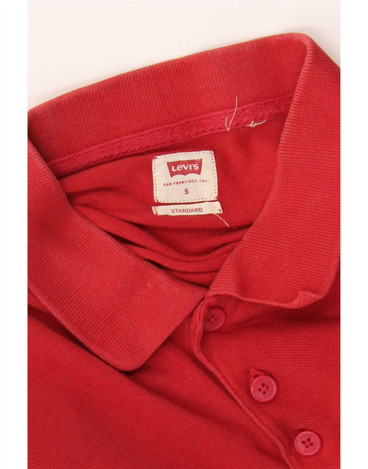 Levi's Mens Standard Polo Shirt Small Red
