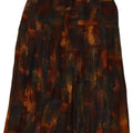 Vintage Womens Pleated Skirt Medium W30 Multicoloured Tie Dye