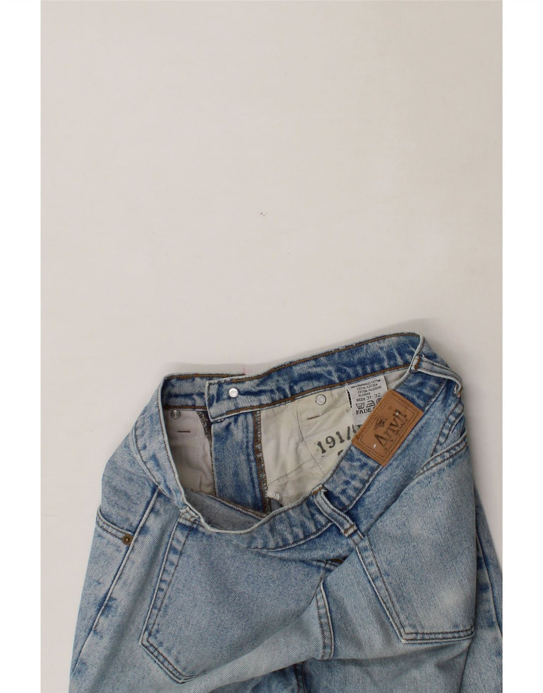 VINTAGE Womens Tapered Jeans W31 L32 Blue Cotton Vintage Vintage and Second-Hand Vintage from Messina Hembry 