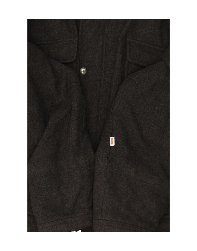 FAY Mens Overcoat UK 38 Medium Grey | Vintage Fay | Thrift | Second-Hand Fay | Used Clothing | Messina Hembry 